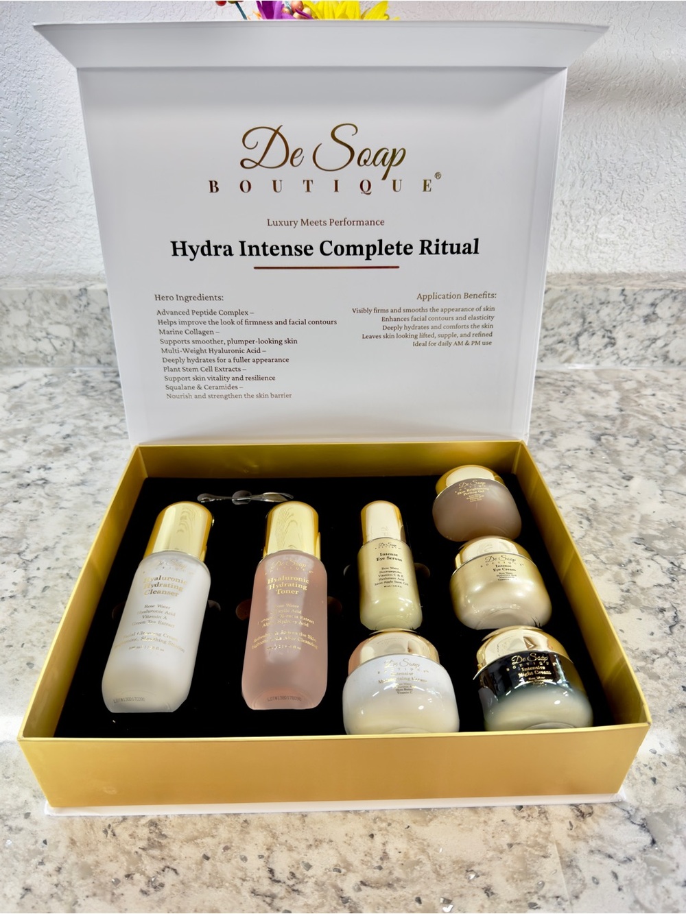 De Soap Boutique Hydra Intense Complete Ritual Skincare Set